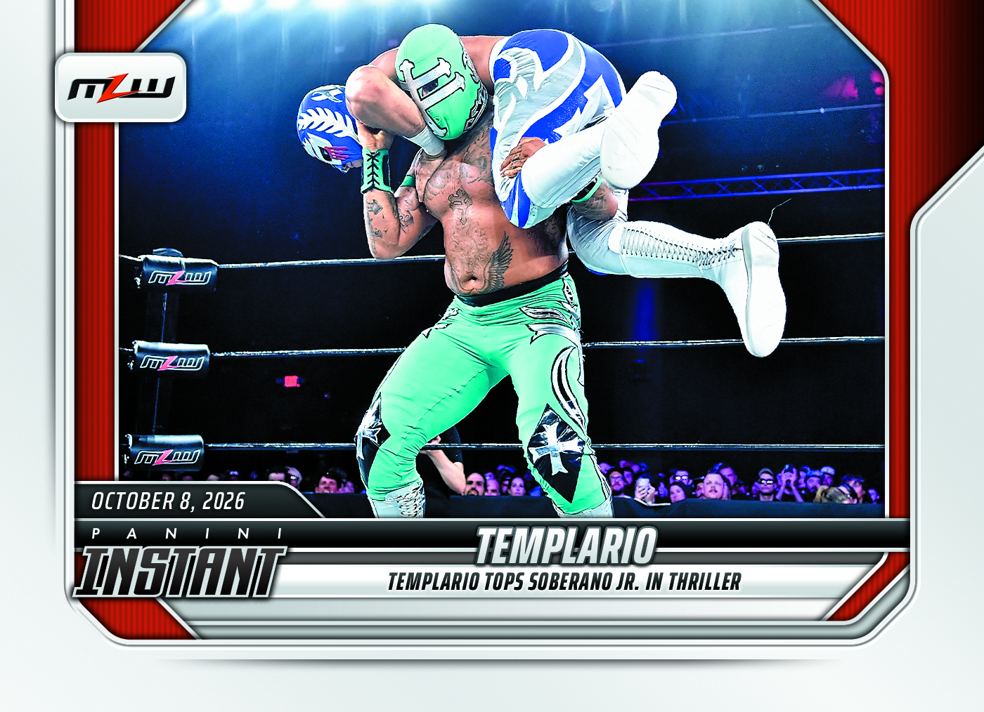 Detailed Image of Templario - 2026 Panini Instant MLW #15 - Base Card 10-pack