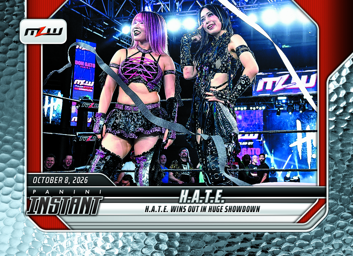 Detailed Image of H.A.T.E. - 2026 Panini Instant MLW #16 - Metallic /5