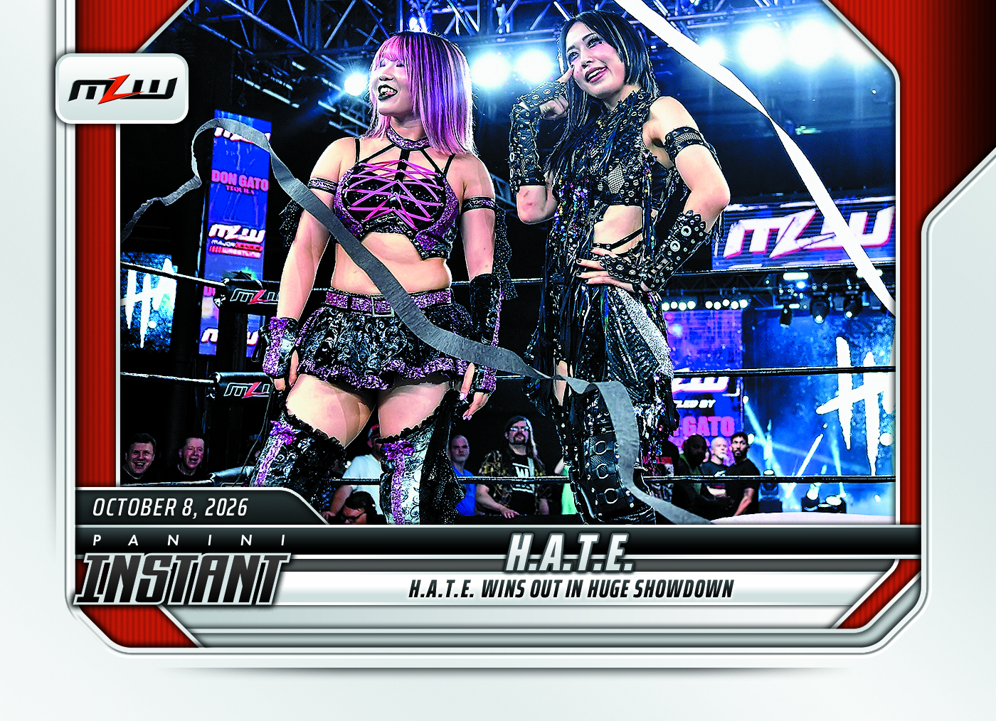 Detailed Image of H.A.T.E. - 2026 Panini Instant MLW #16 - Base Card