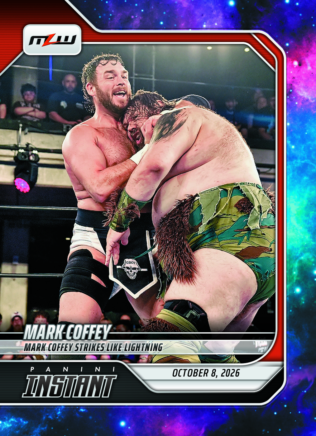 Detailed Image of Mark Coffey - 2026 Panini Instant MLW #17 - Galaxy 1/1