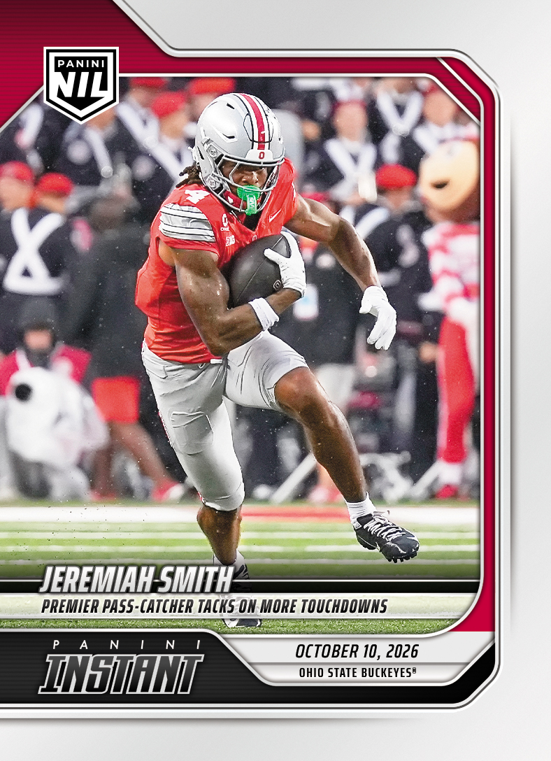 Detailed Image of Jeremiah Smith - 2026 Panini Instant NIL College Football #6-JSM - Base Card 5-pack