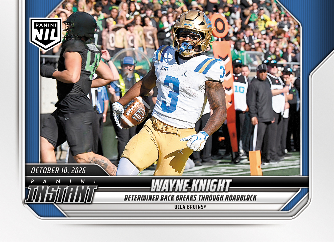 Detailed Image of Wayne Knight - 2026 Panini Instant NIL College Football #6-WKN - Base Card 5-pack