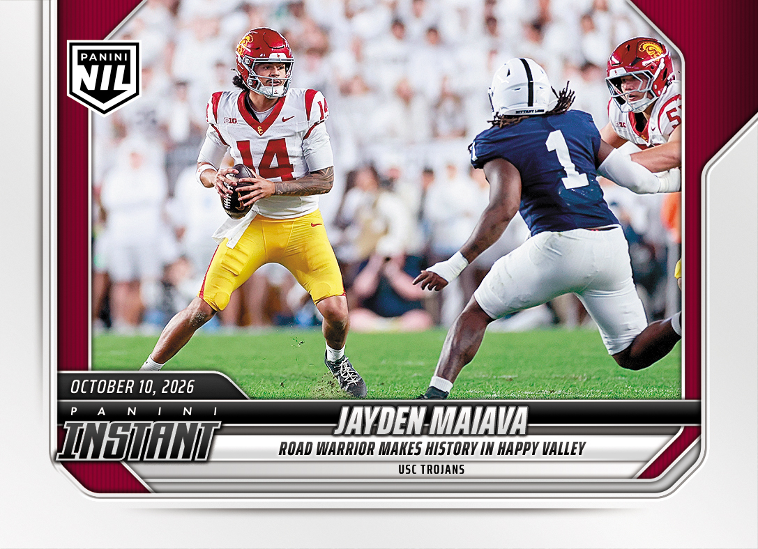Detailed Image of Jayden Maiava - 2026 Panini NIL College Football #6-JMA - Base Card 25-pack