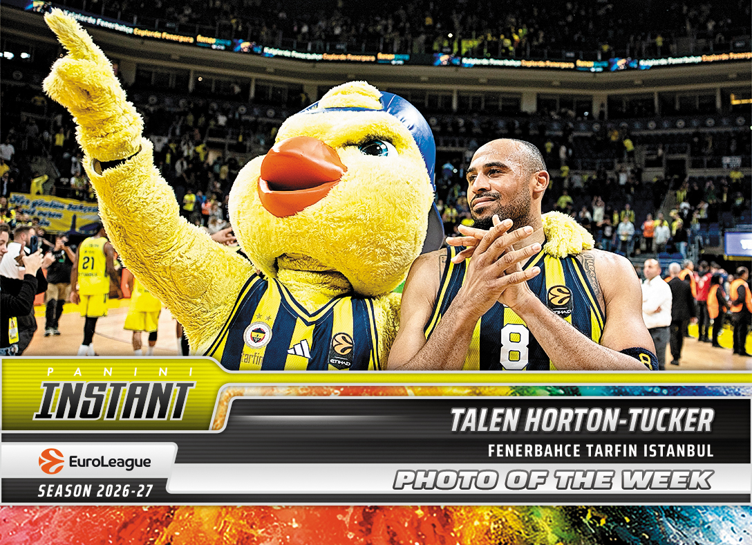Detailed Image of Talen Horton-Tucker - 2026-27 Panini Instant EuroLeague Photo of the Week #4 - Color Blast /5