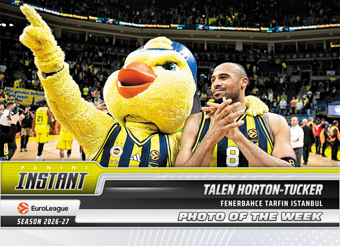 Detailed Image of Talen Horton-Tucker - 2026-27 Panini Instant EuroLeague Photo of the Week #4 - Base Card 10-pack