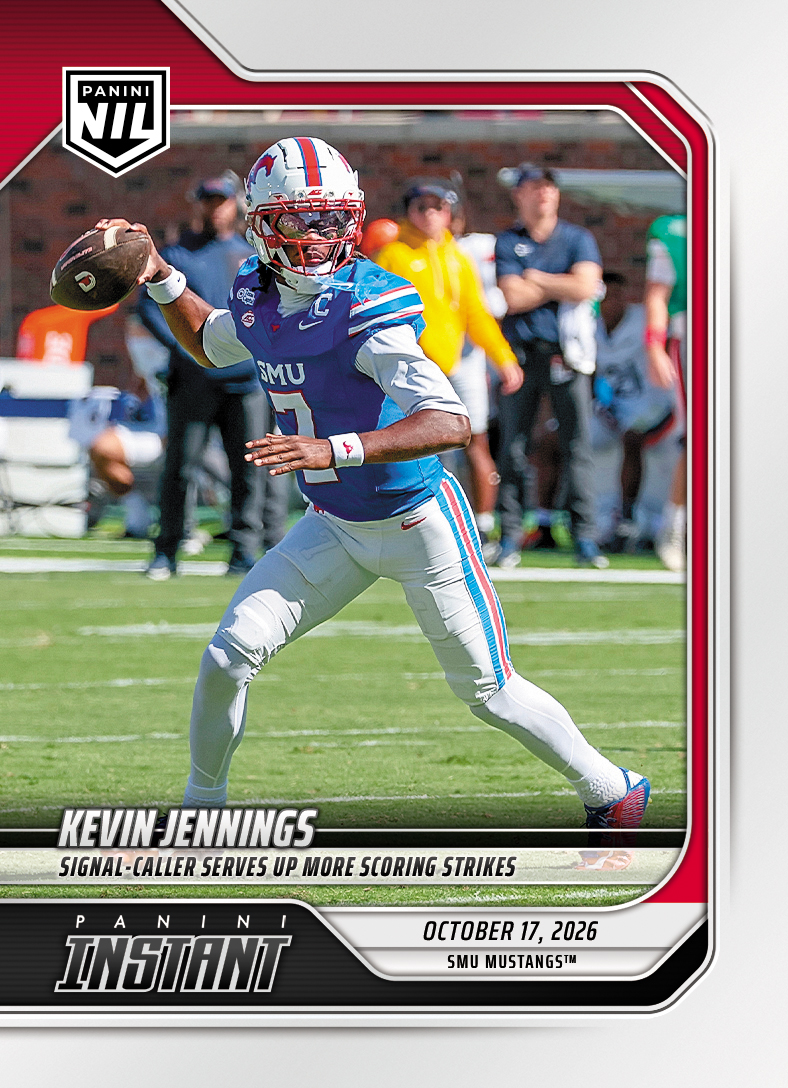 Detailed Image of Kevin Jennings - 2026 Panini NIL College Football #7-KJE - Base Card 5-pack