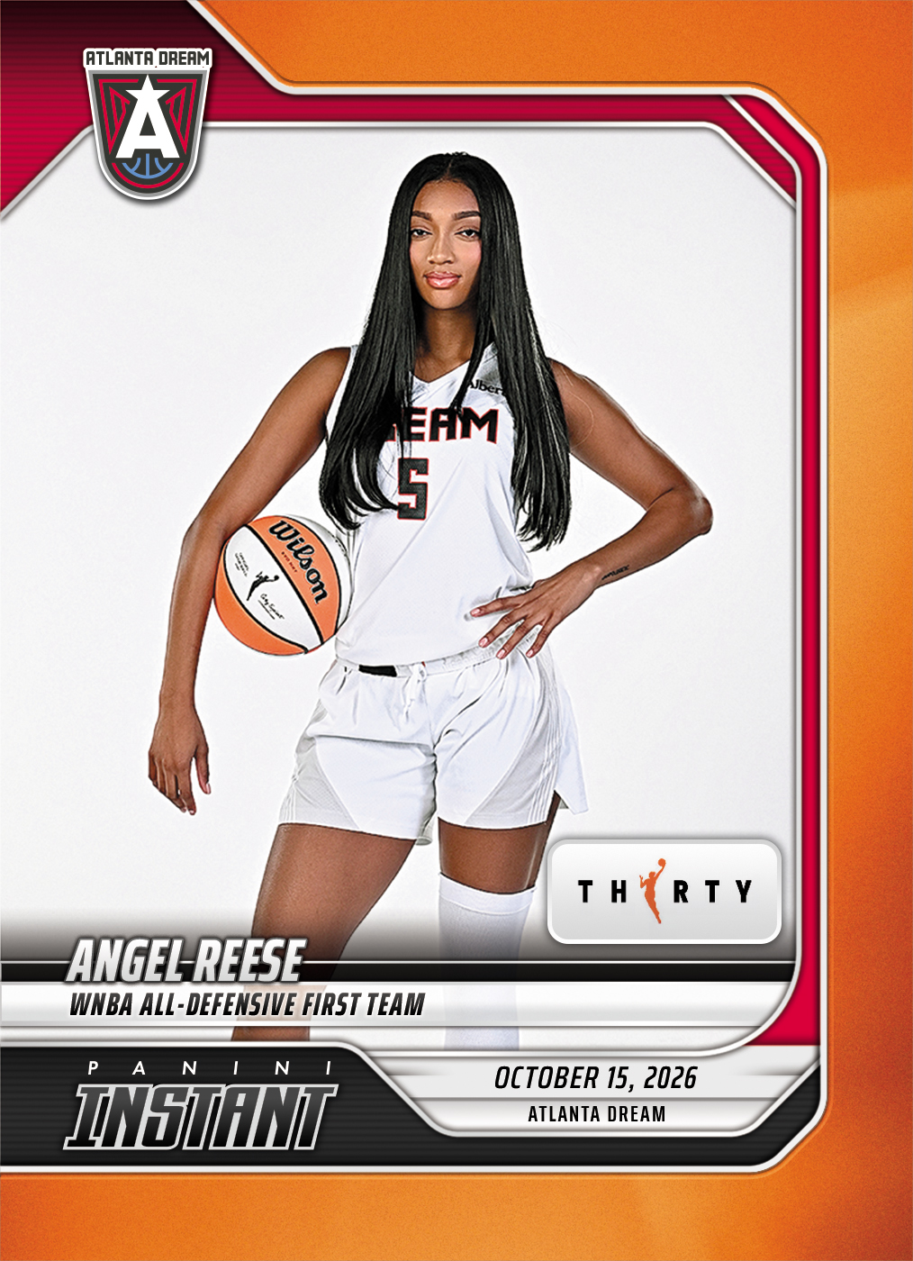 Detailed Image of Angel Reese - 2026 Panini Instant WNBA #401 - 30th Anniversary /30