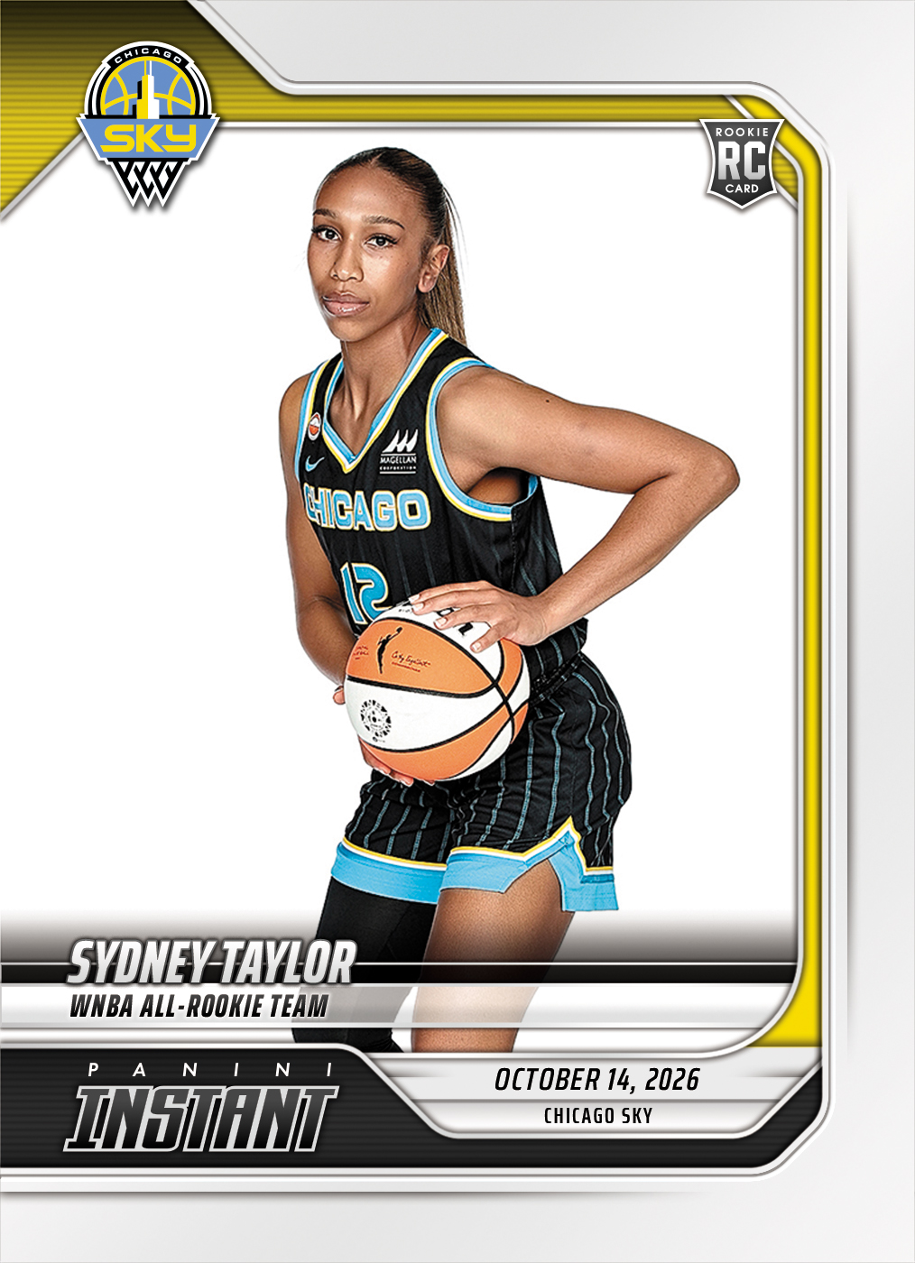 Detailed Image of Sydney Taylor - 2026 Panini Instant WNBA #409 - Base Card 25-pack