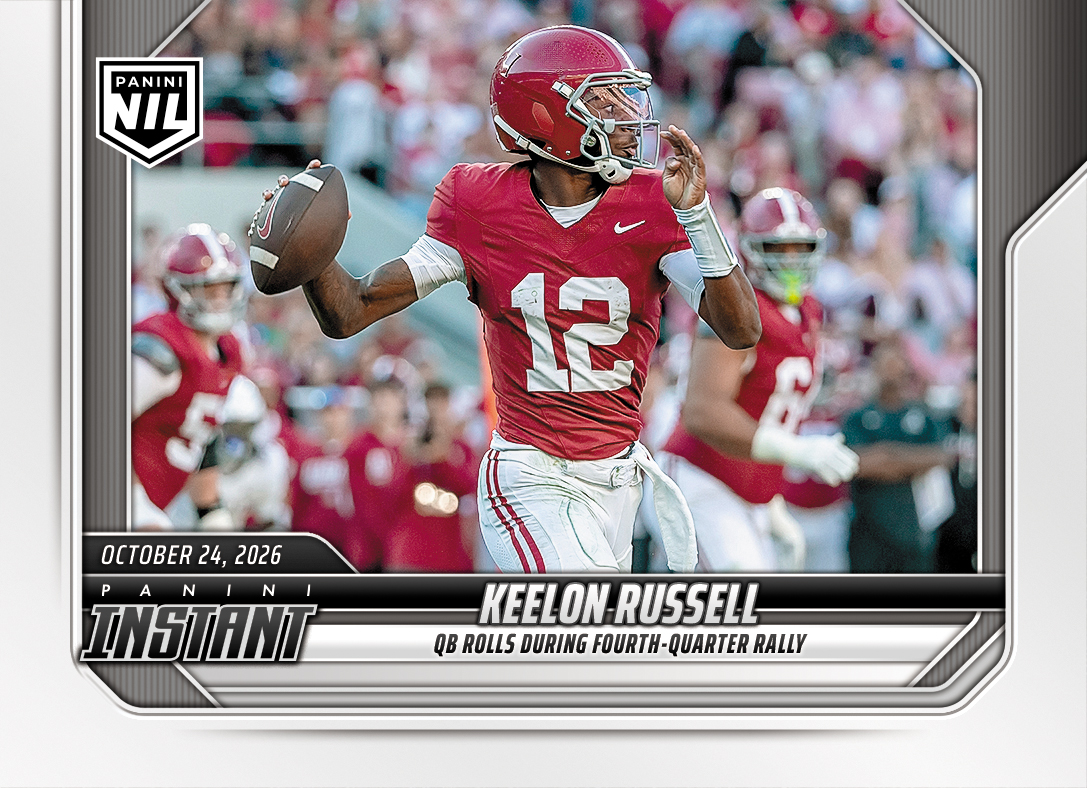 Detailed Image of Keelon Russell - 2026 Panini Instant NIL College Football #8-ROLL - Base Card 25-pack