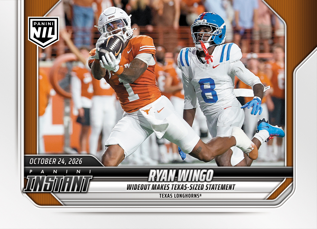 Detailed Image of Ryan Wingo - 2026 Panini Instant NIL College Football #8-WIN - Base Card 5-pack