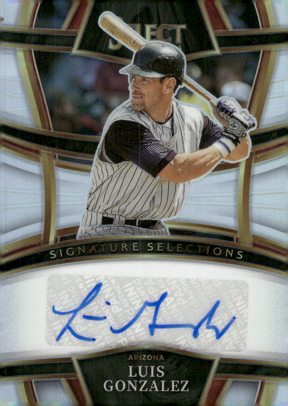 Product thumbnail image 2 of Luis Gonzales - 2023 Select Signatures Selections Silver Prizms