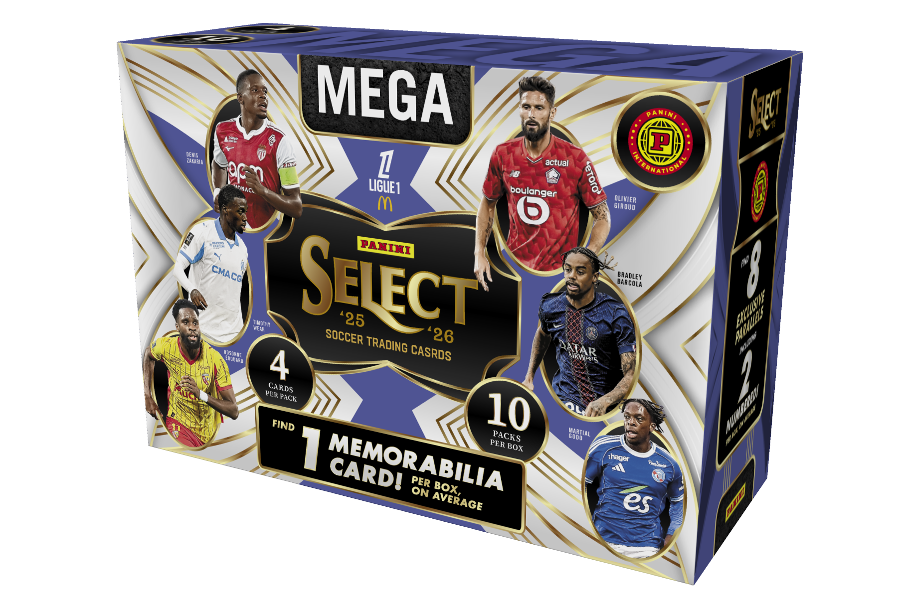 Product image 1 for - 2025-26 Panini Select Ligue 1 Trading Card Box (Hobby International Mega Box)
