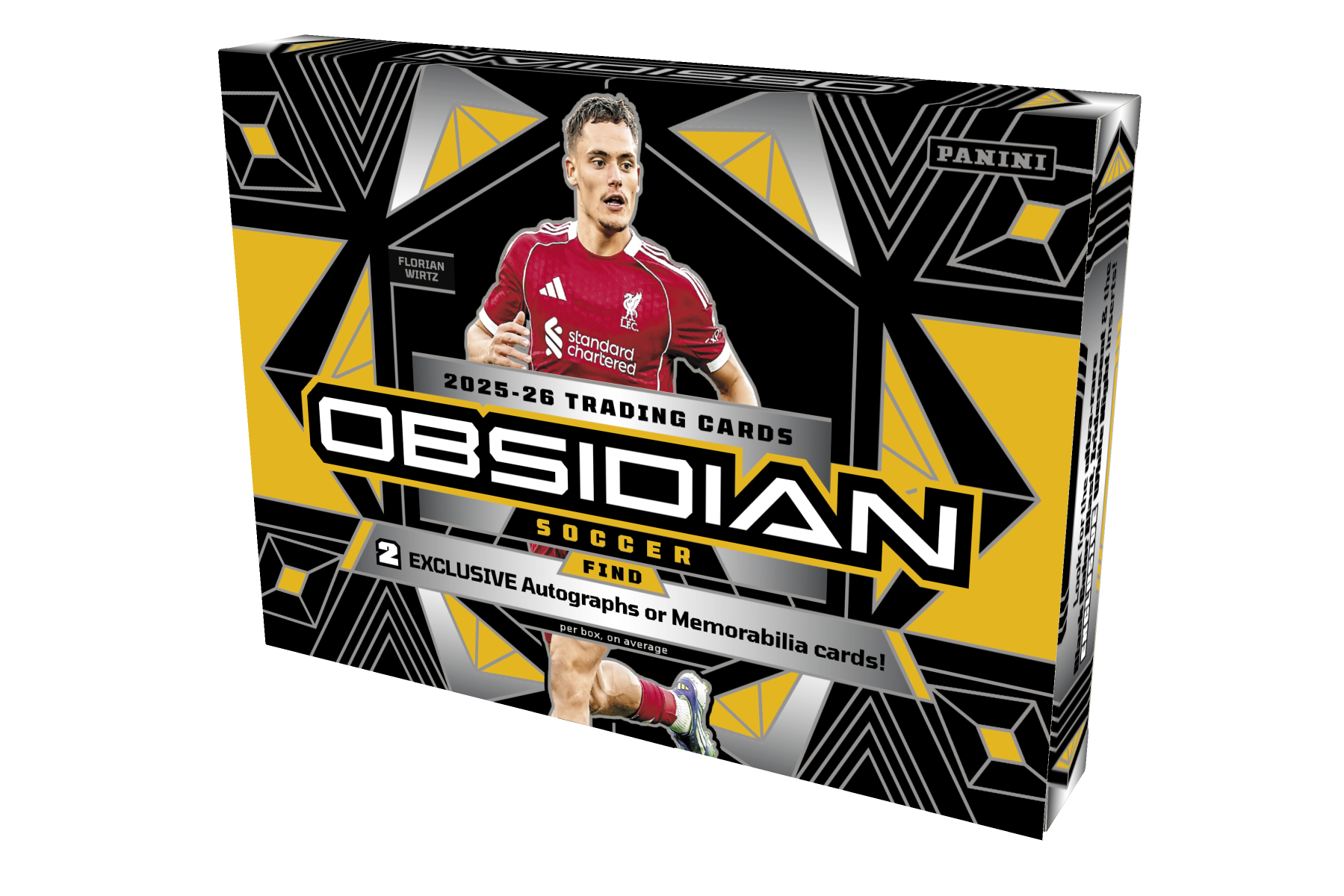 Detailed Image of 2025-26 Panini Obsidian Soccer Trading Card Box (Hobby International)