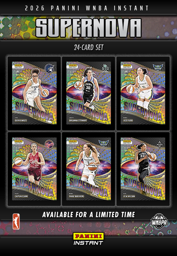 Detailed Image of 24-Card 2026 Panini Instant WNBA Supernova Set #1-24 - Base Set with Random 1/1 Parallel