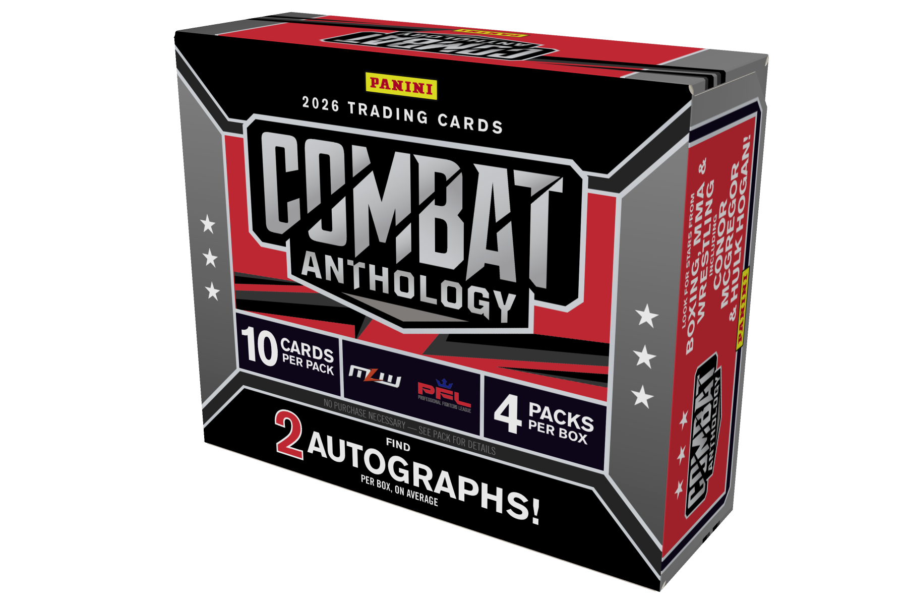 Detailed Image of 2026 Panini Combat Anthology Trading Card Box (Hobby)