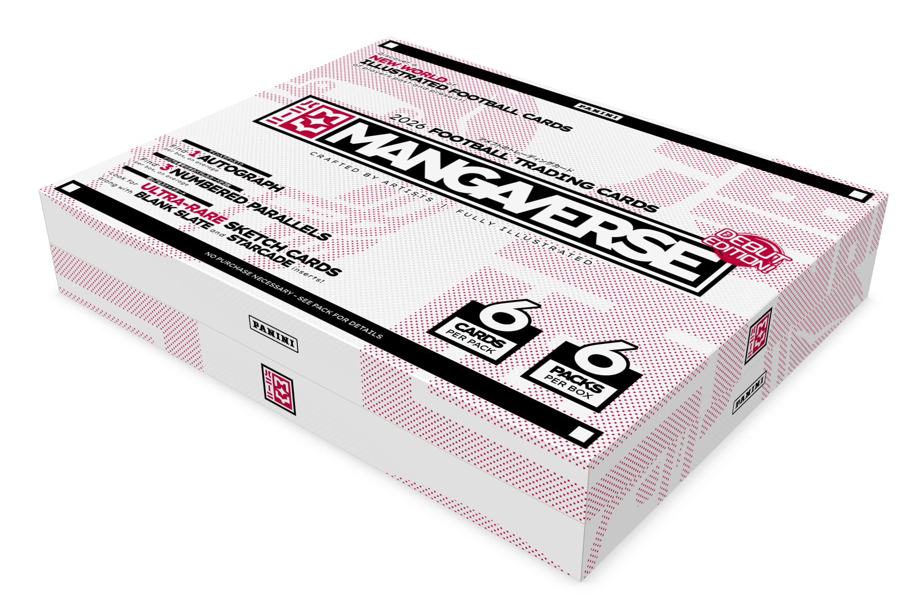 Detailed Image of 2026 Panini Mangaverse Football Trading Card Box (Hobby)