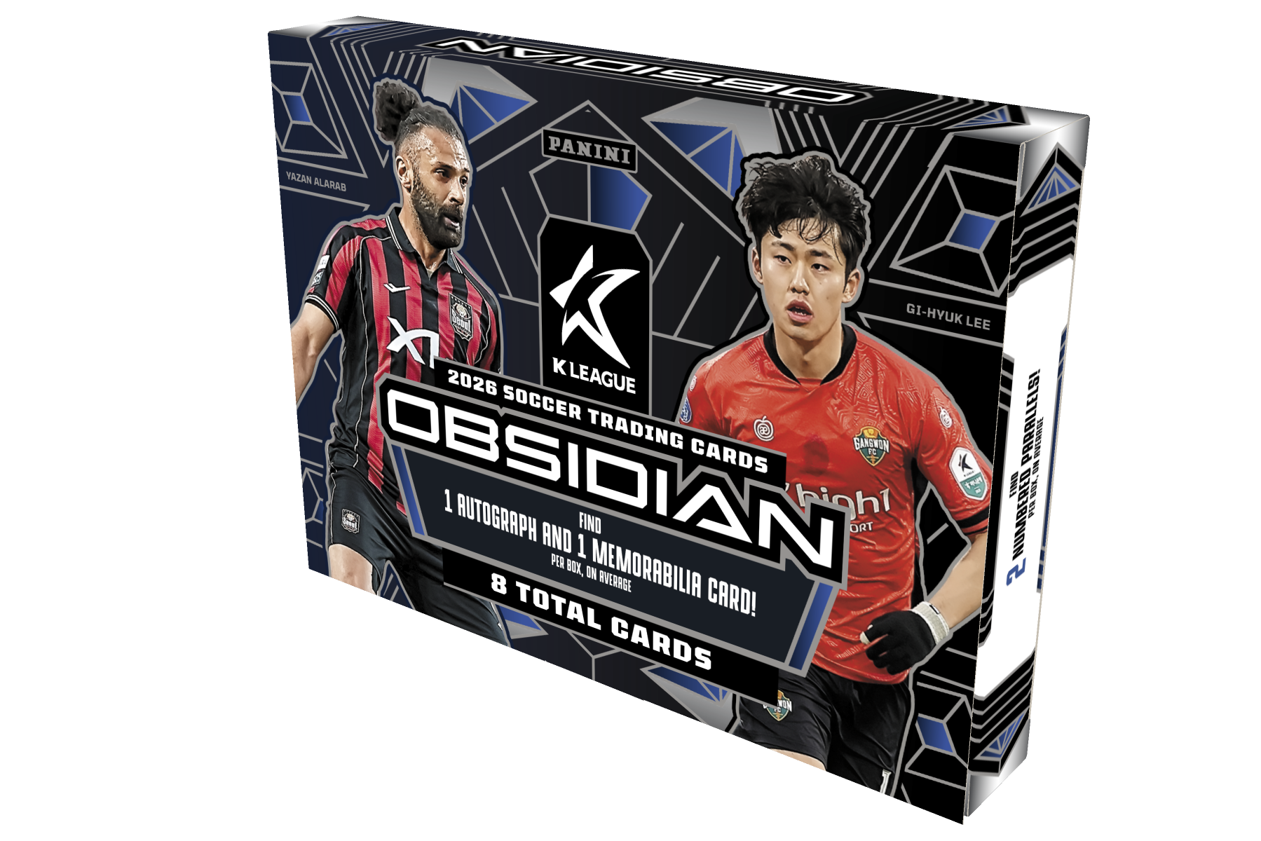 Detailed Image of 2026 Panini Obsidian K League Soccer Trading Card Box (Hobby)
