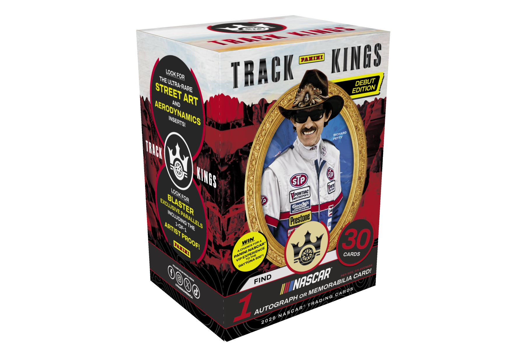 Detailed Image of 2026 Panini Track Kings Racing Trading Card Box (Hobby Blaster)