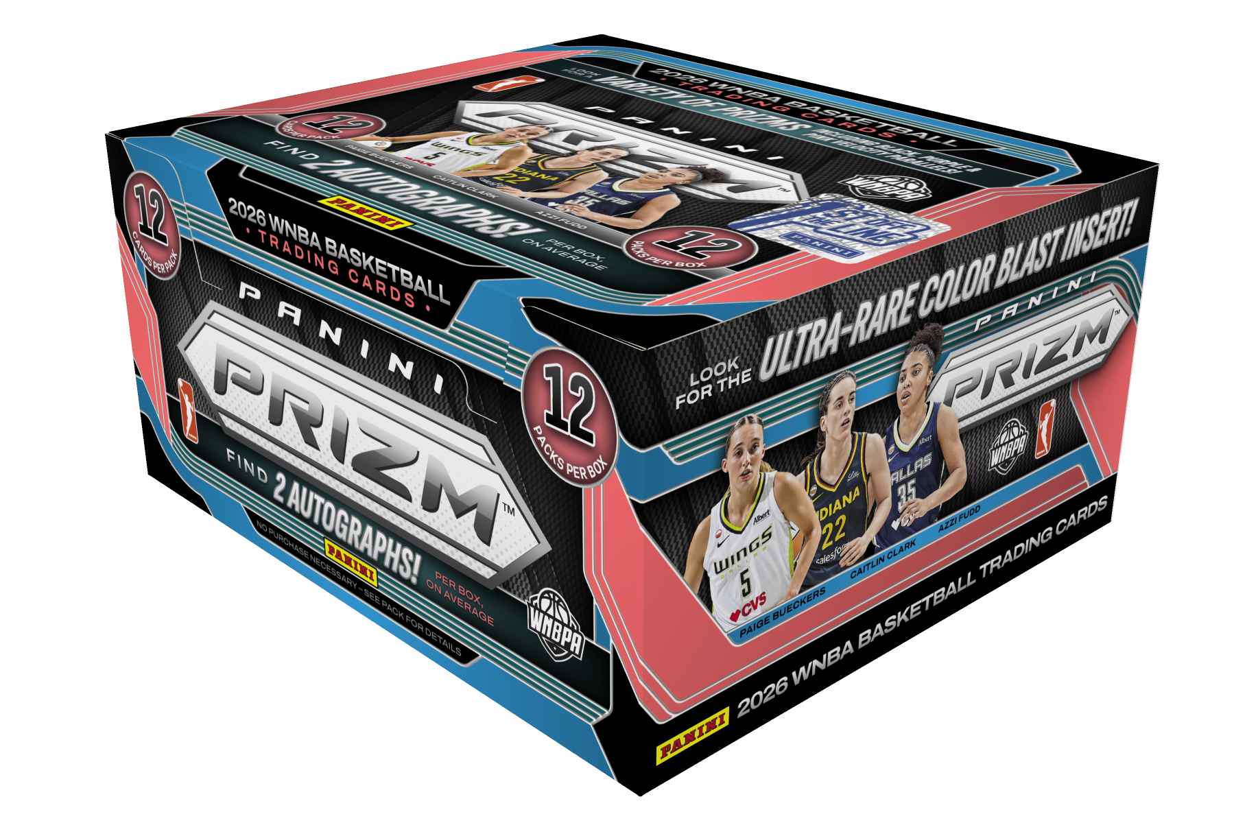 Detailed Image of 1st off the Line 2026 Panini Prizm WNBA Trading Card Box