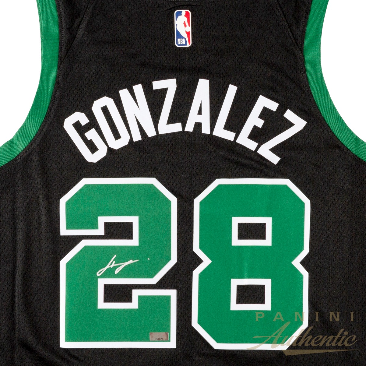 Product image 3 for - Hugo Gonzales Autographed Boston Celtics Black Nike Swingman Jersey ~Open Edition Item~