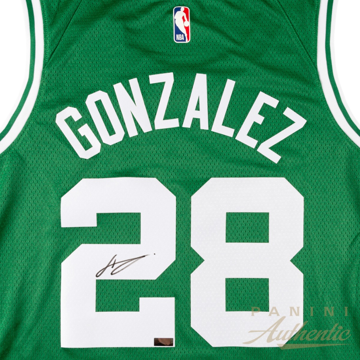 Product image 3 for - Hugo Gonzales Autographed Boston Celtics Green Nike Swingman Jersey ~Open Edition Item~