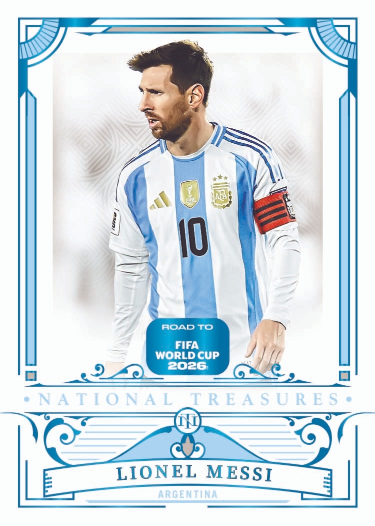 Product image 2 for - 2025-26 Panini National Treasures Road to FIFA World Cup 2026™ Trading Card Box (Hobby)
