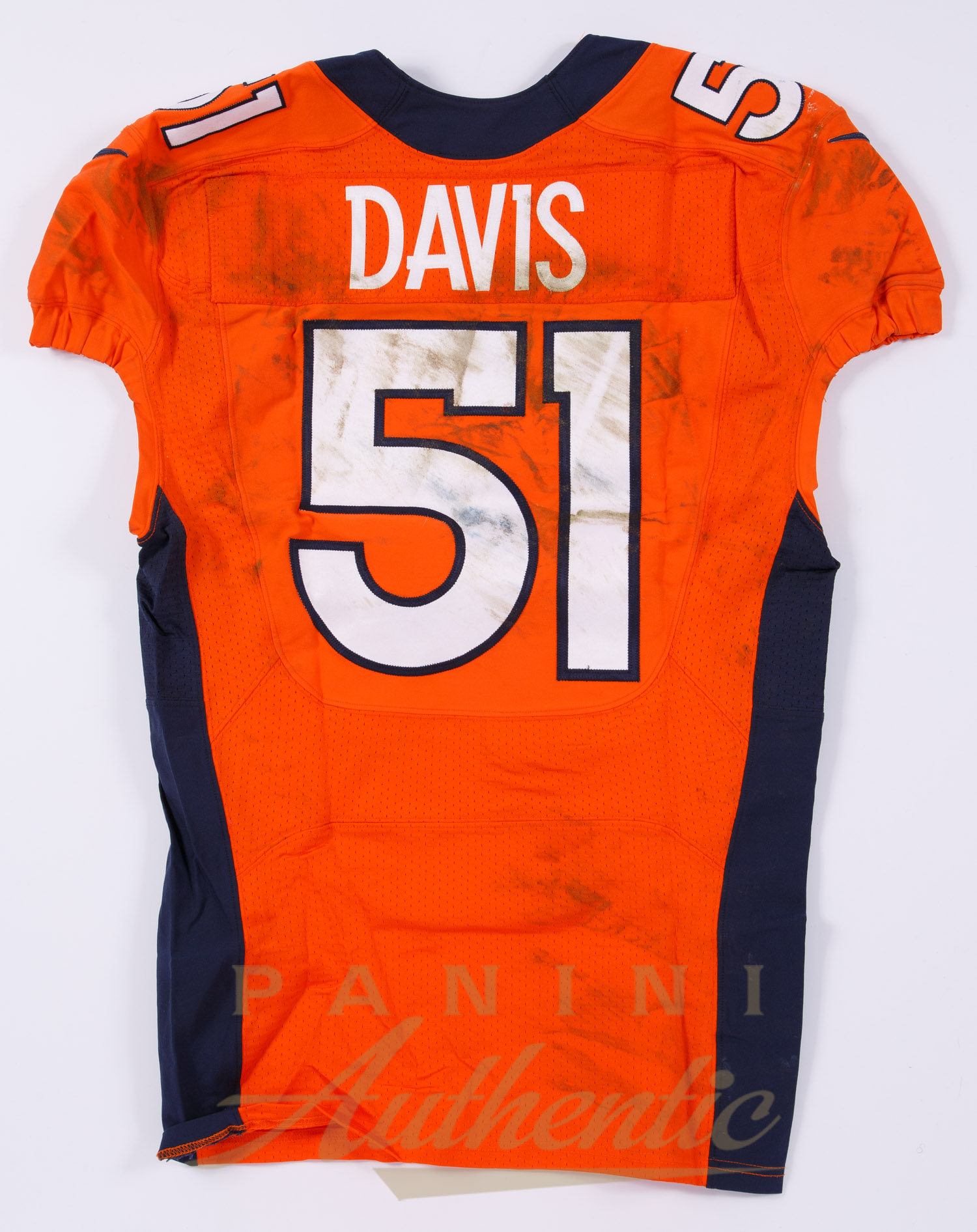 Todd Davis Game Worn Denver Broncos