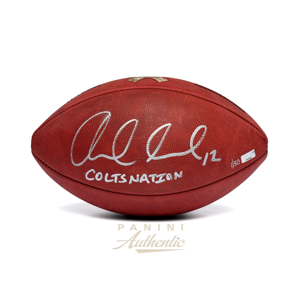 Andrew luck autographed football clearance