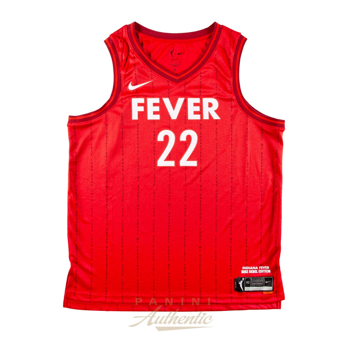 Product image 3 for - Caitlin Clark Autographed Indiana Fever Red Rebel Edition Victory Player Jersey ~Open Edit