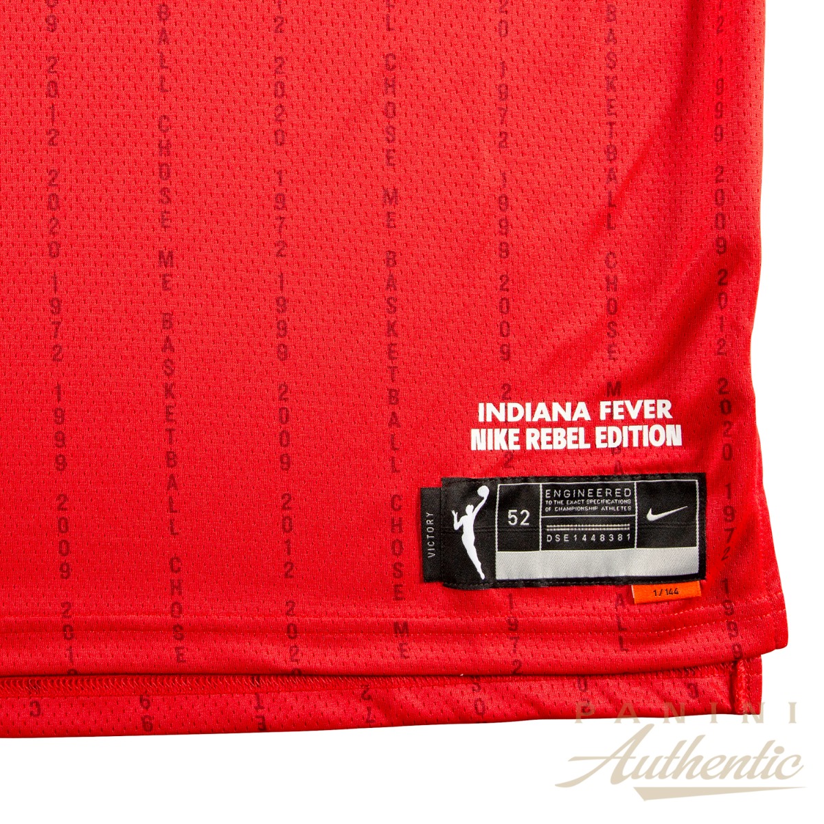 Product image 4 for - Caitlin Clark Autographed Indiana Fever Red Rebel Edition Victory Player Jersey ~Open Edit