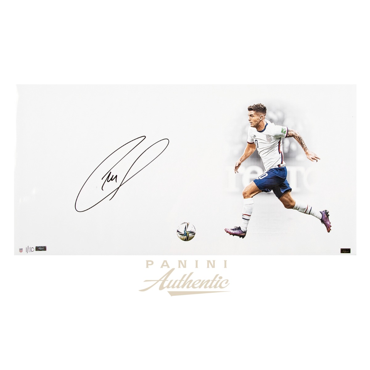 Bleachers Sports Music Framing — Christian Pulisic Signed