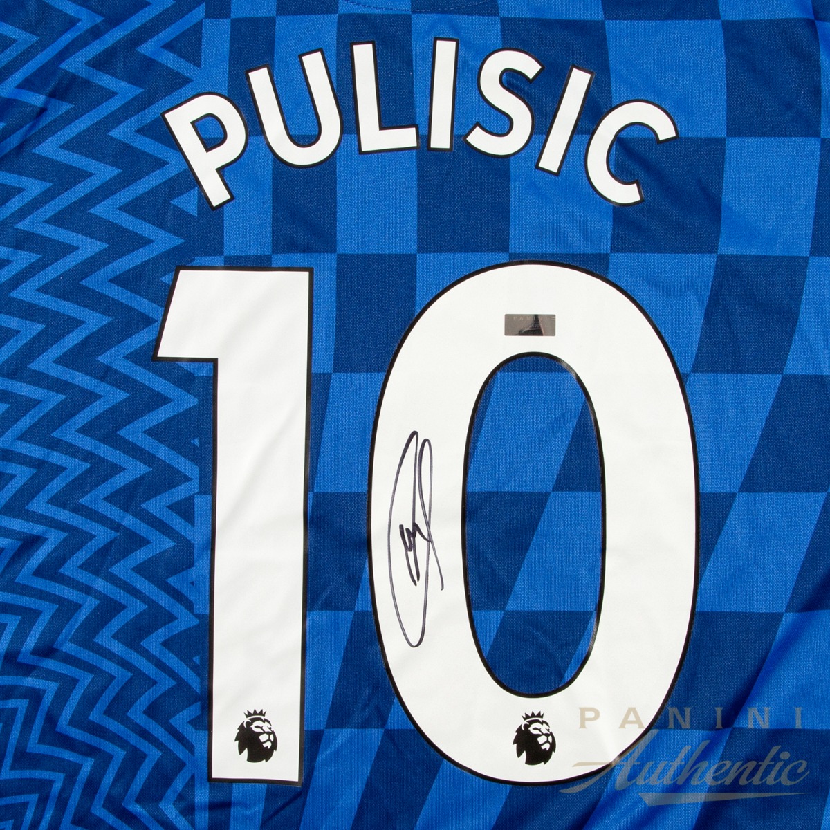 Christian Pulisic Autographed Signed Chelsea F.C. In Blue Kit 8x10