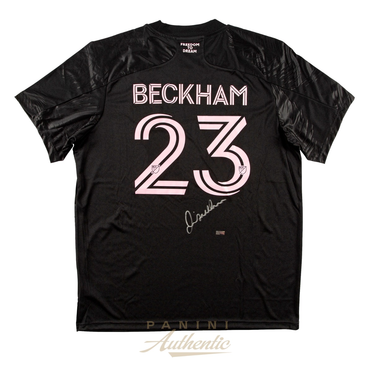 Soccer David Beckham Signed Framed Jersey