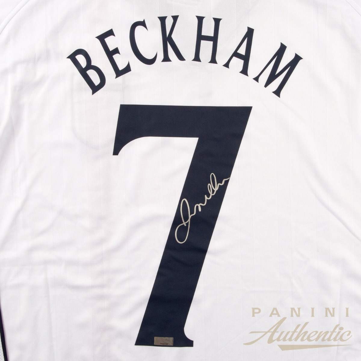 beckham signed jersey