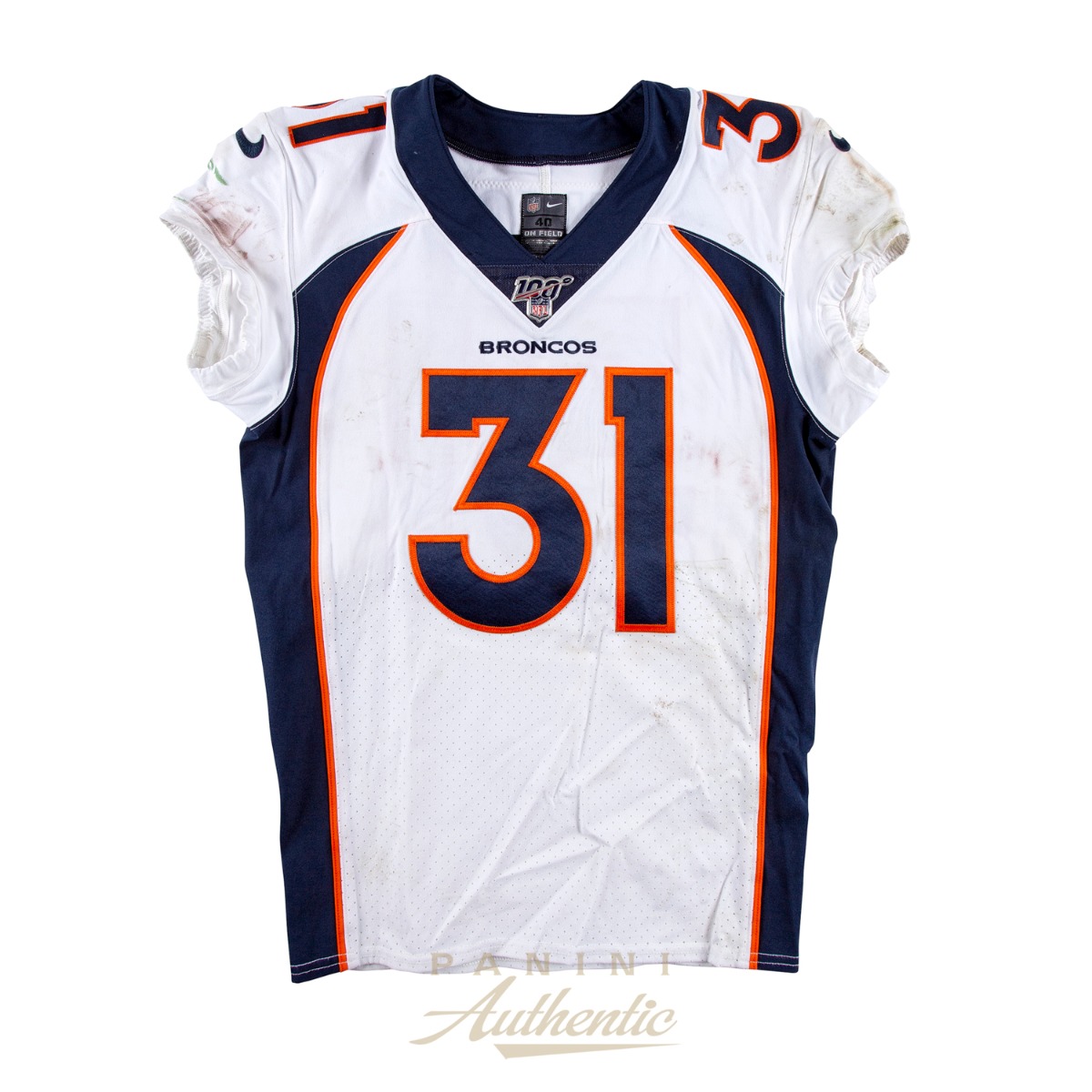 Justin Simmons Game Worn Jersey From 9.22.19 vs Green Bay Packers ~Limited  Edition 1/1~