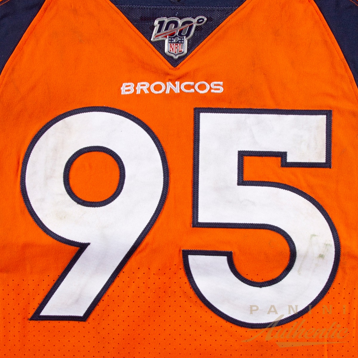 Derek Wolfe Game Worn Jersey From 9.29.19 vs JAX ~Limited Edition 1/1~