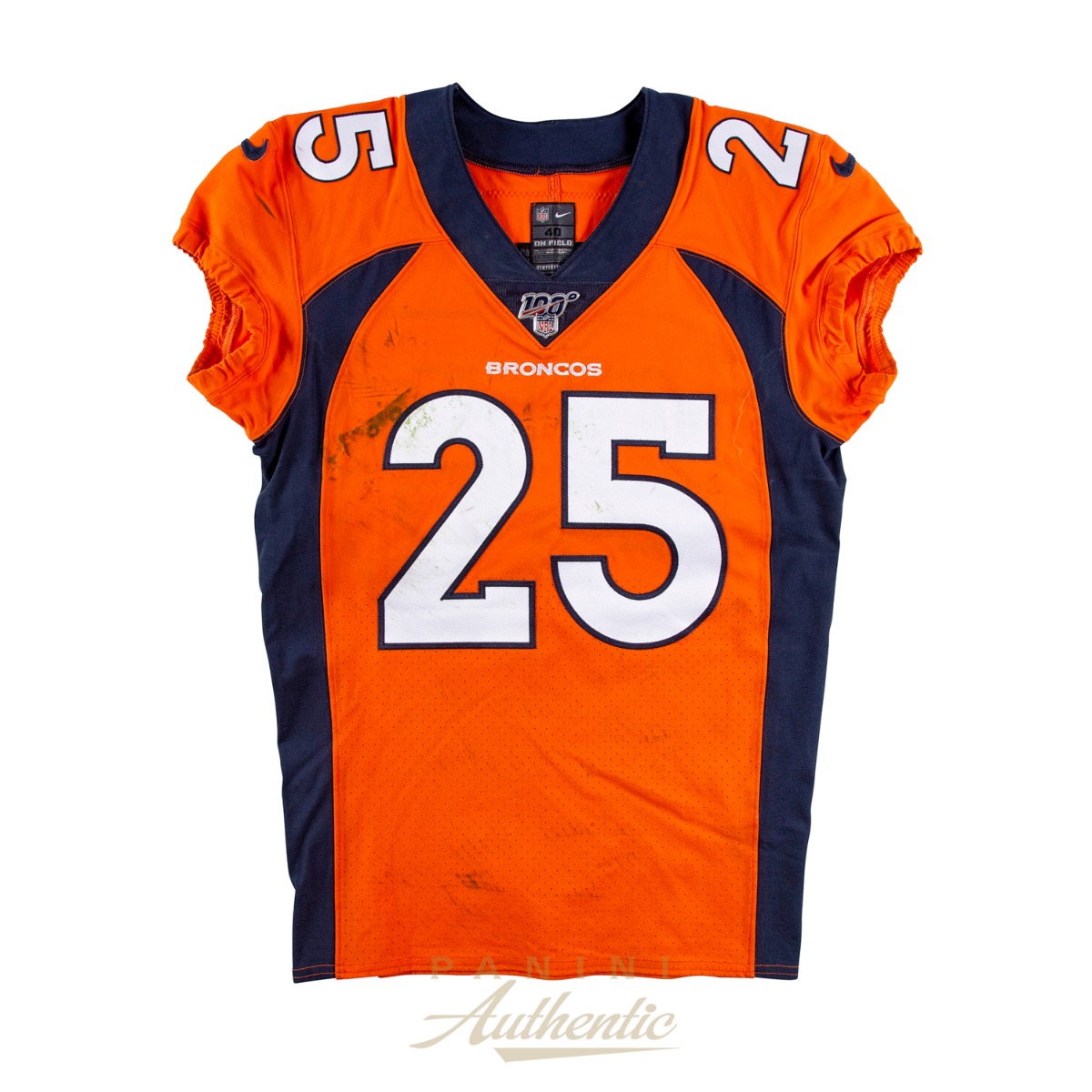 Nike Denver Broncos No25 Chris Harris Jr Orange Youth Stitched NFL Limited Rush Jersey