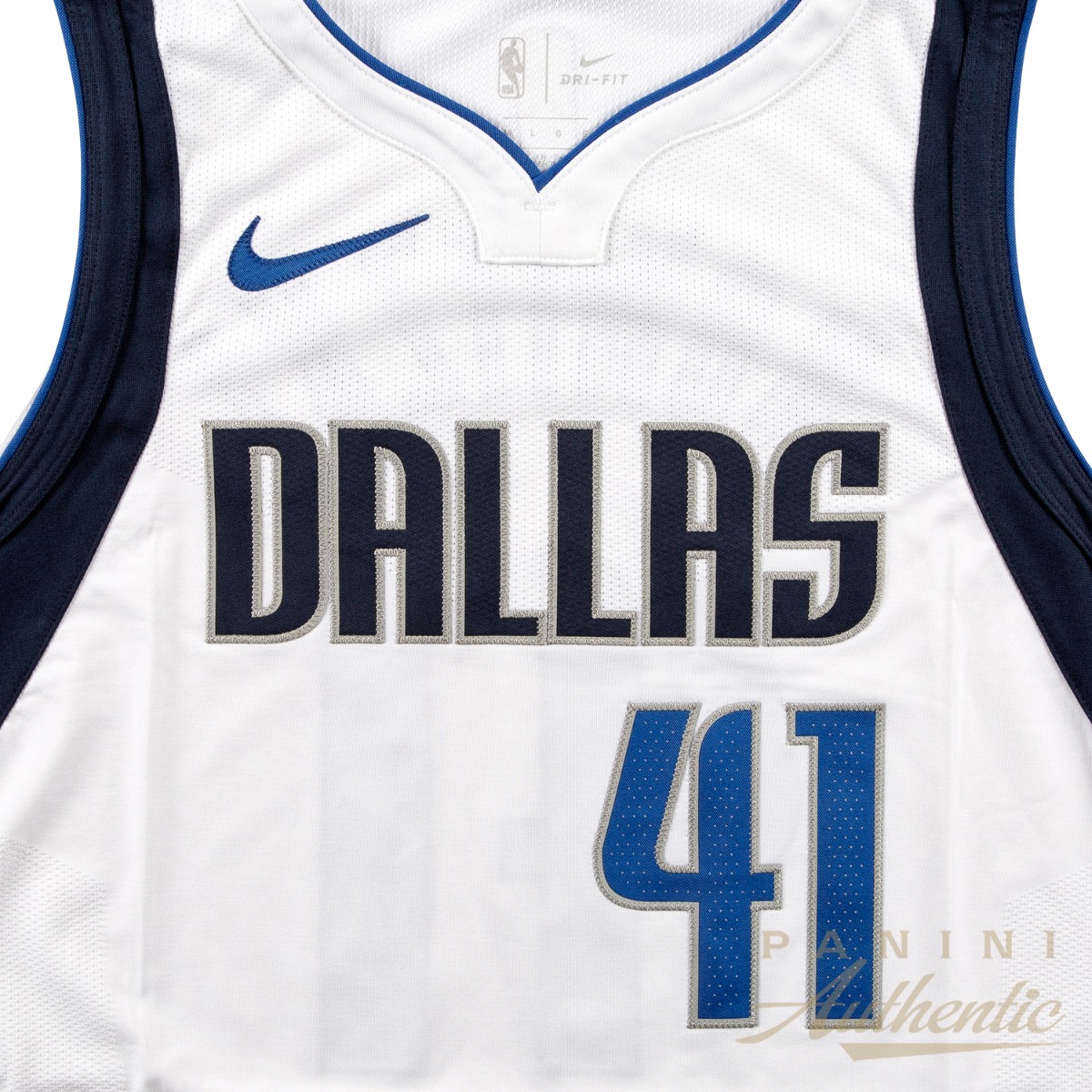 Dirk Nowitzki Dallas Mavericks Fanatics Authentic Autographed White Nike  2020-2021 Swingman Jersey