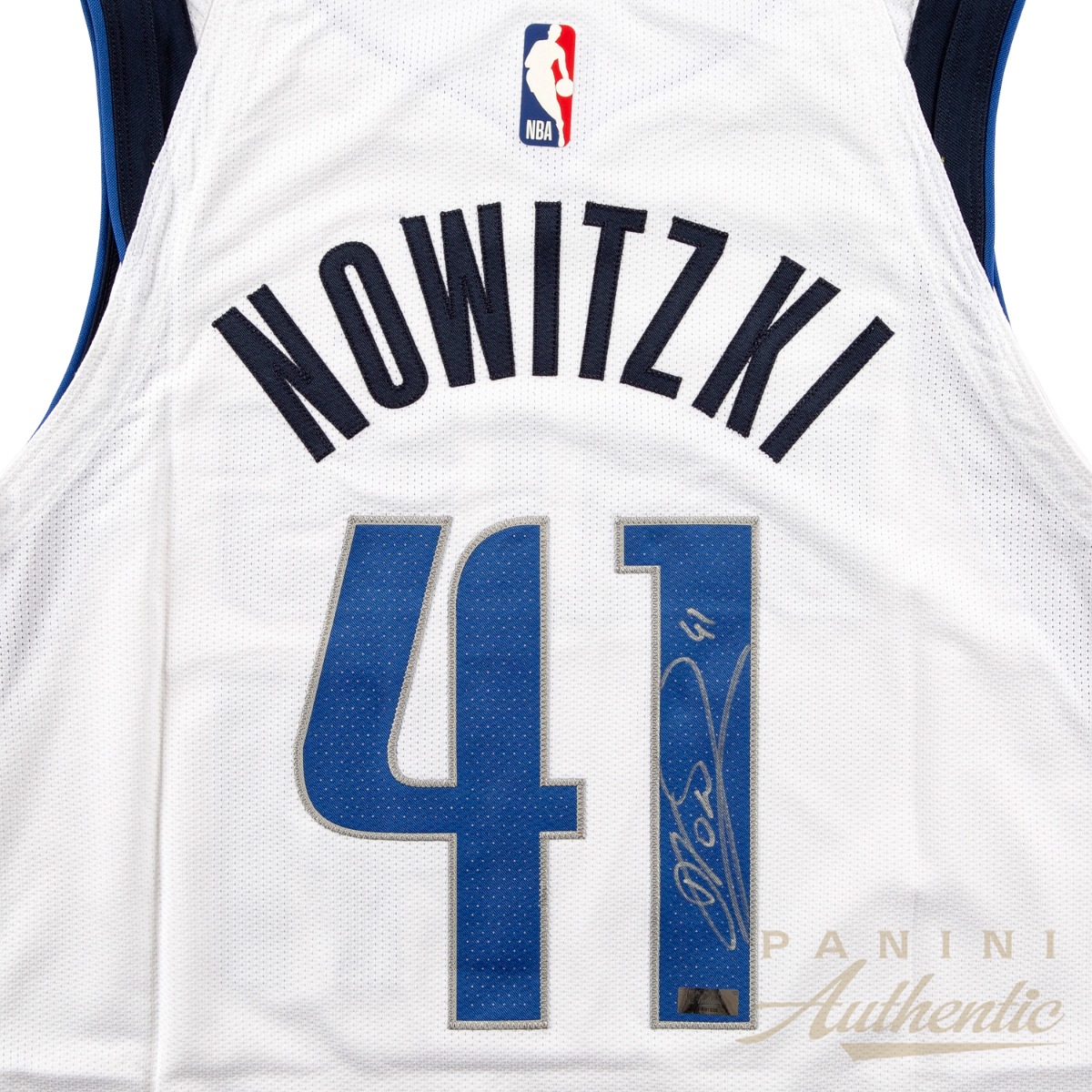 Dirk Nowitzki Autographed Nike Dallas Mavericks Royal Blue Authentic Jersey  ~Open Edition Item~