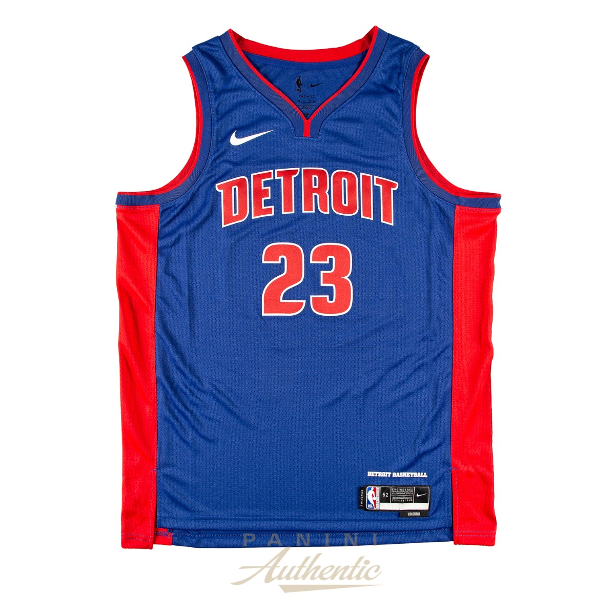Jaden Ivey Autographed Blue Detroit Pistons Swingman Jersey ~Open Edition  Item~