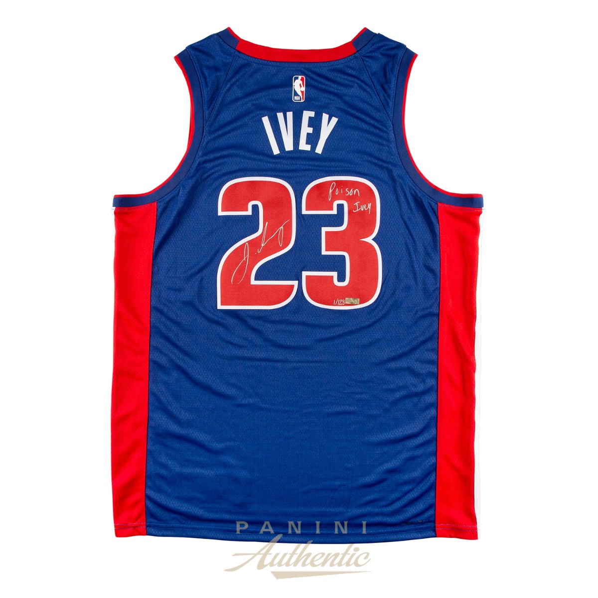 Jaden Ivey Autographed Signed Detroit Pistons Rookie Jersey With