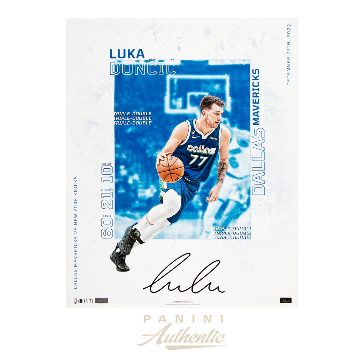 Luka Doncic Autographed 16x20 