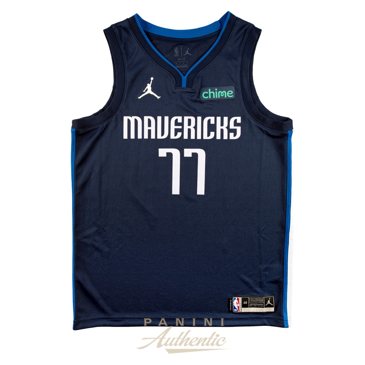 Luka Doncic Autographed Dallas Mavericks Navy Blue Jordan Brand
