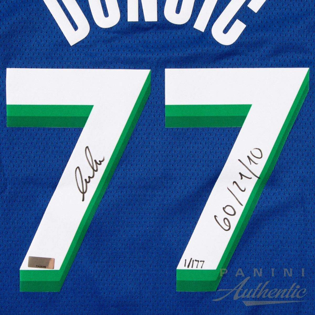 Luka Doncic Autographed 2022-23 Dallas Mavericks City Edition