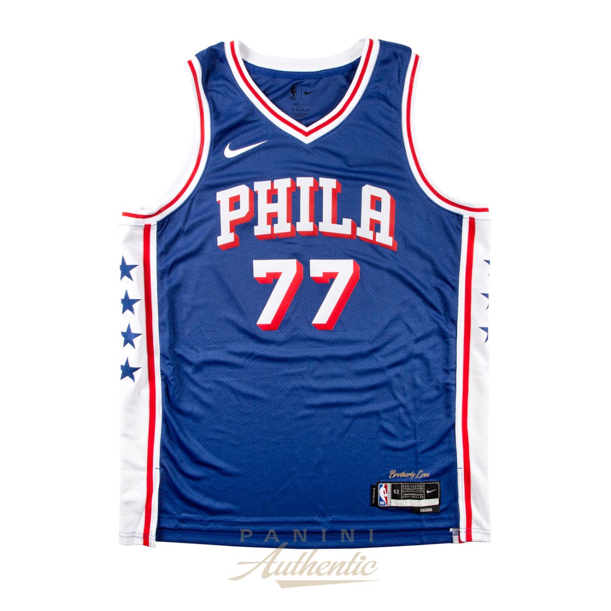 Product image 2 for - VJ Edgecombe Autographed Philadelphia 76ers Royal Blue Nike Swingman Jersey ~Open Edition 