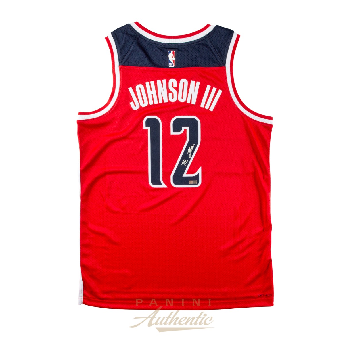 Product image 1 for - Tre Johnson III Autographed Washington Wizards Red Nike Swingman Jersey ~Open Edition Item