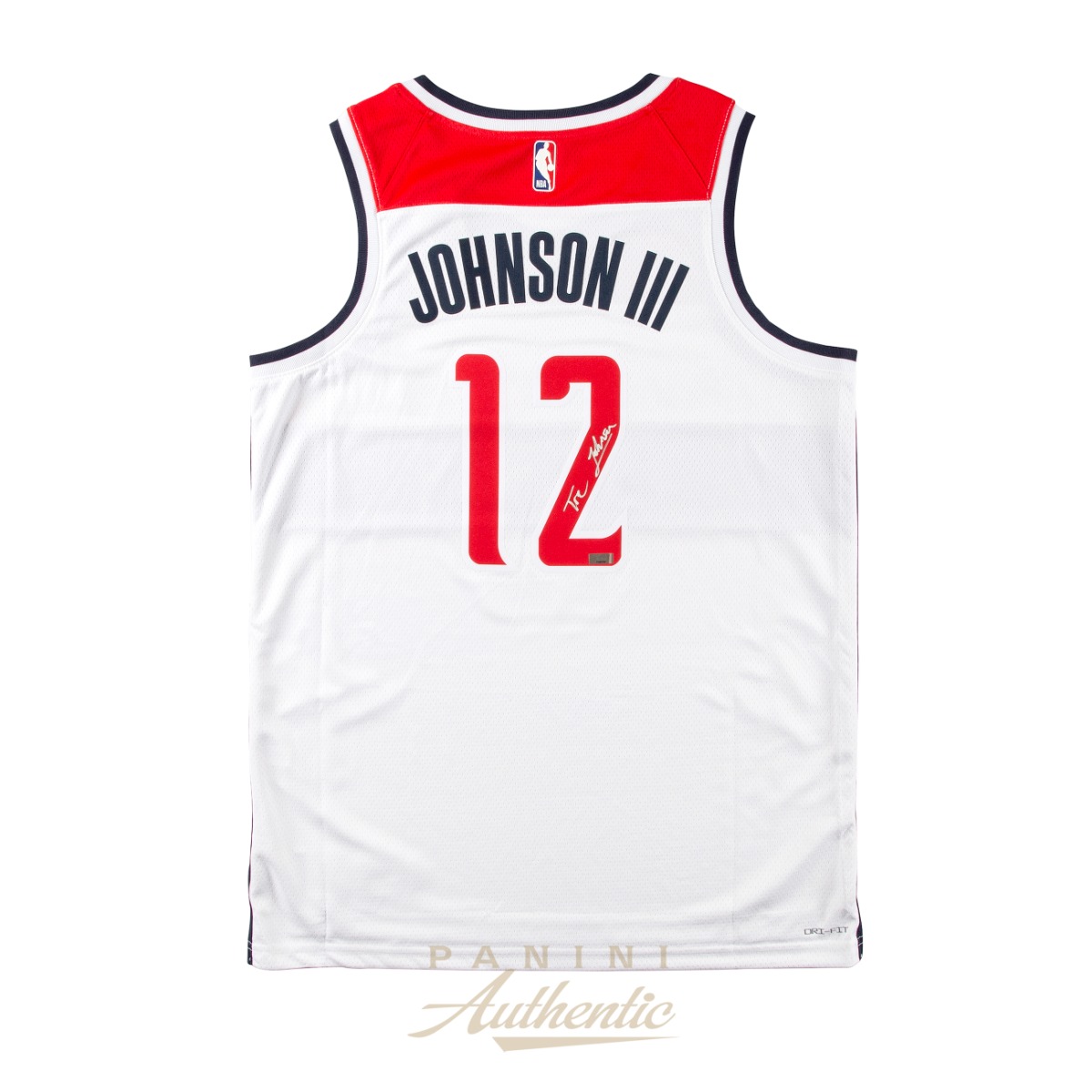 Product image for - Tre Johnson III Autographed Washington Wizards White Nike Swingman Jersey ~Open
