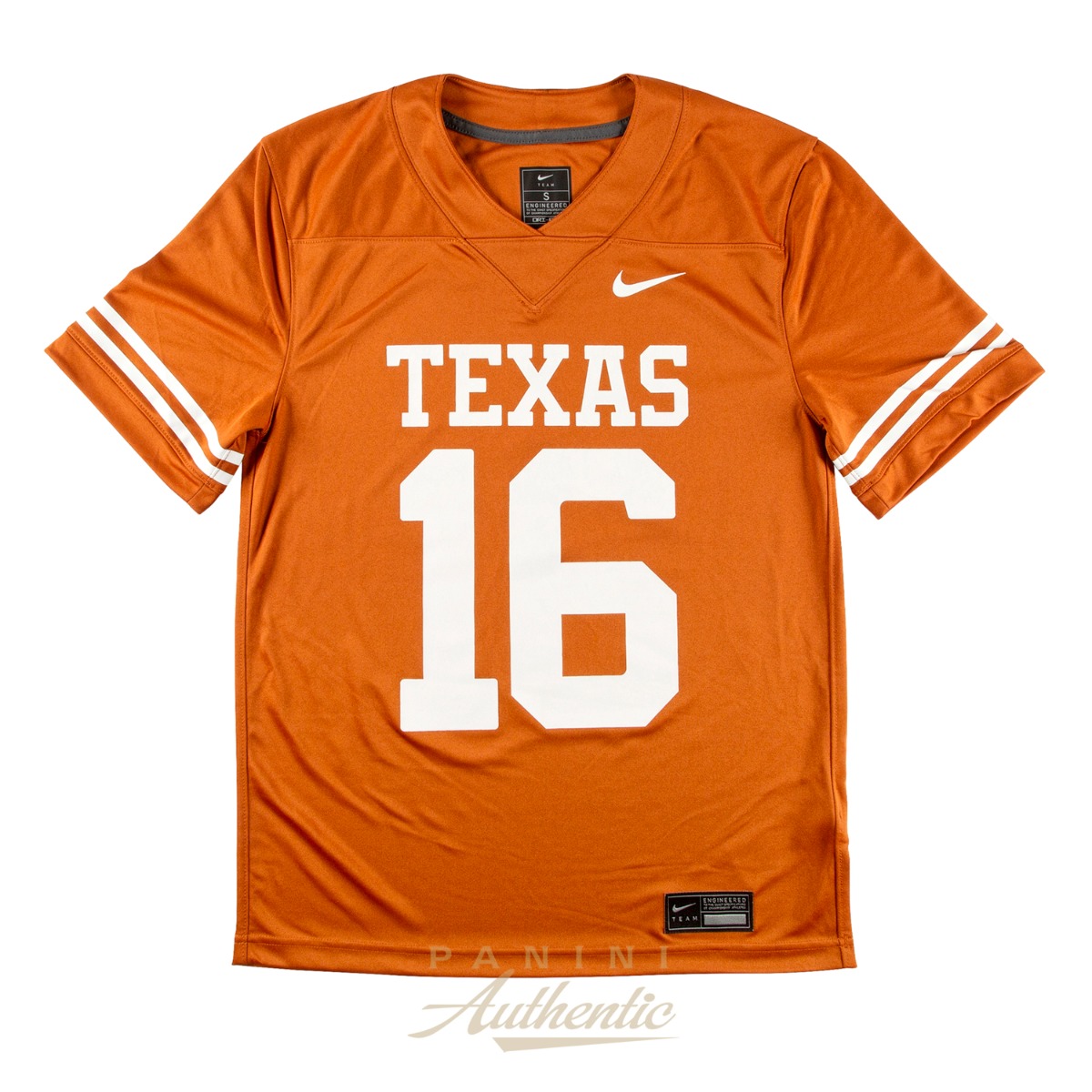 Product image 3 for - Arch Manning Autographed University of Texas Orange Nike Replica Jersey with "Hook Em" Ins