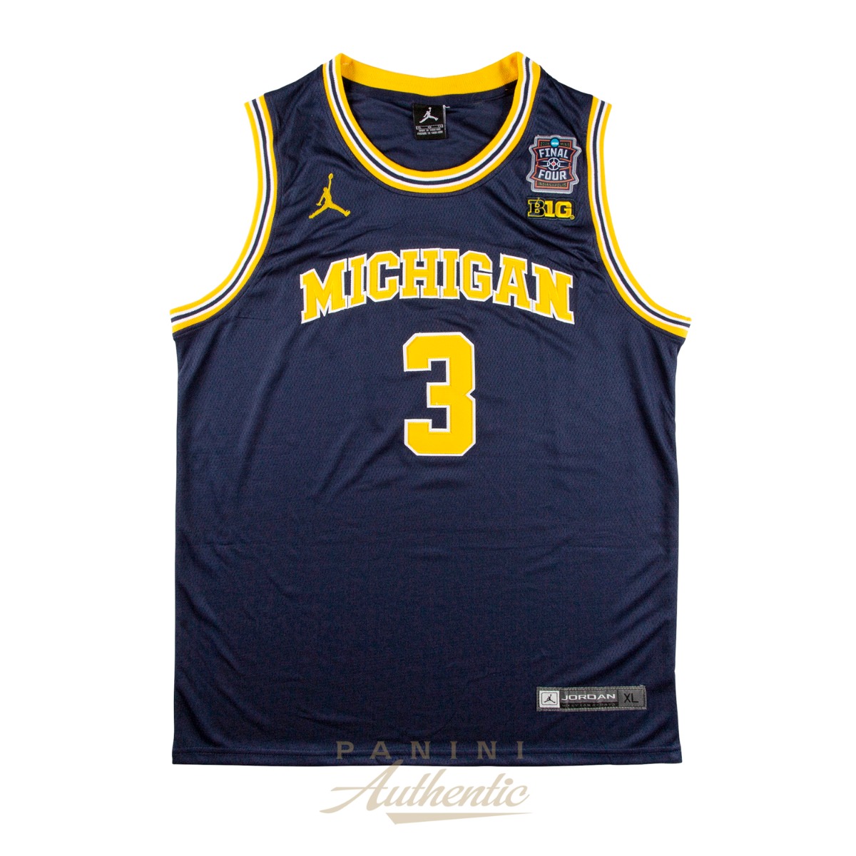 Product image 3 for - Elliot Cadeau Autographed Michigan Wolverines Blue 2026 Final Four Replica Jersey ~Open Ed