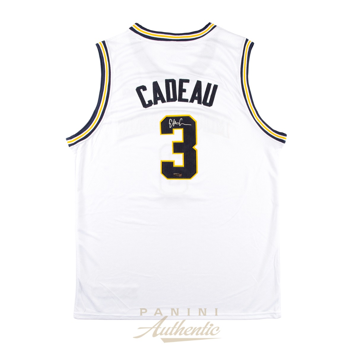 Product image 1 for - Elliot Cadeau Autographed Michigan Wolverines White 2026 Final Four Replica Jersey ~Open E